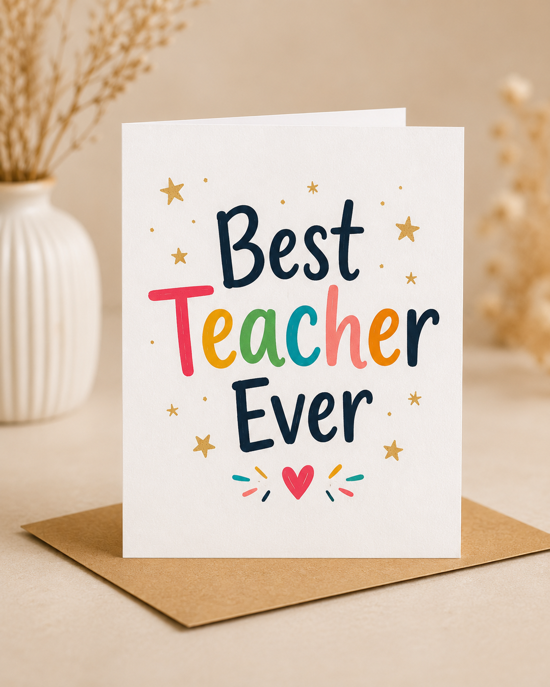 Best Teacher Ever Greeting Card