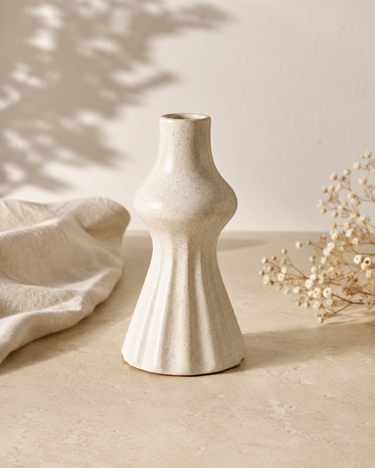 Sculptural Ceramic Bud Vase