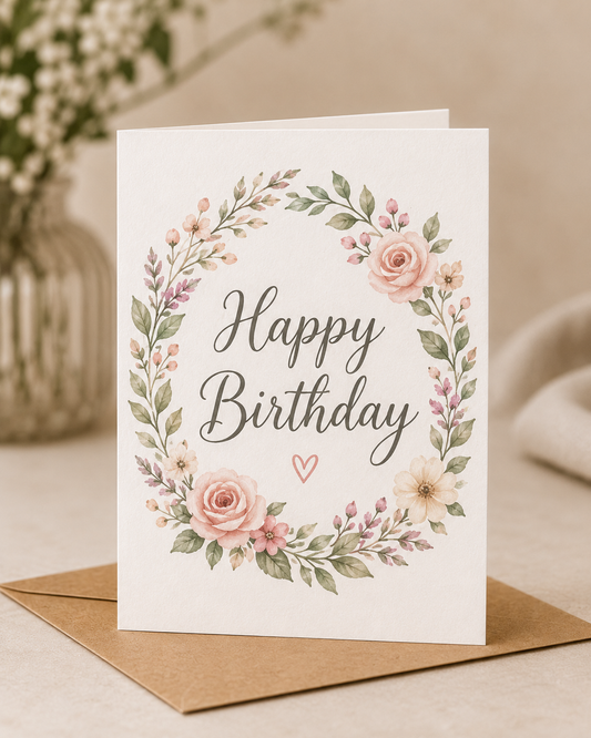 Happy Birthday Greeting Card